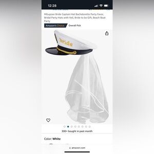 White Bride Captain Hats (2)